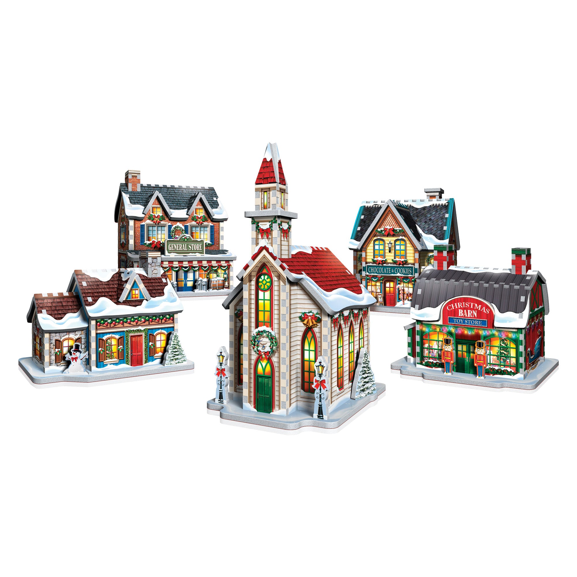 Christmas Village 3D Puzzles