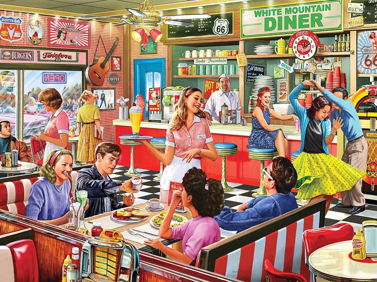 1000pc American Diner Puzzle