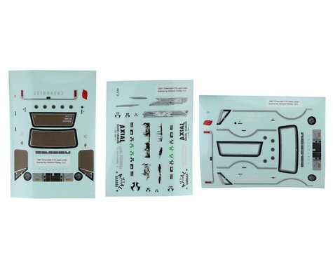 1/24 67 Chevy C10 Body, Clear