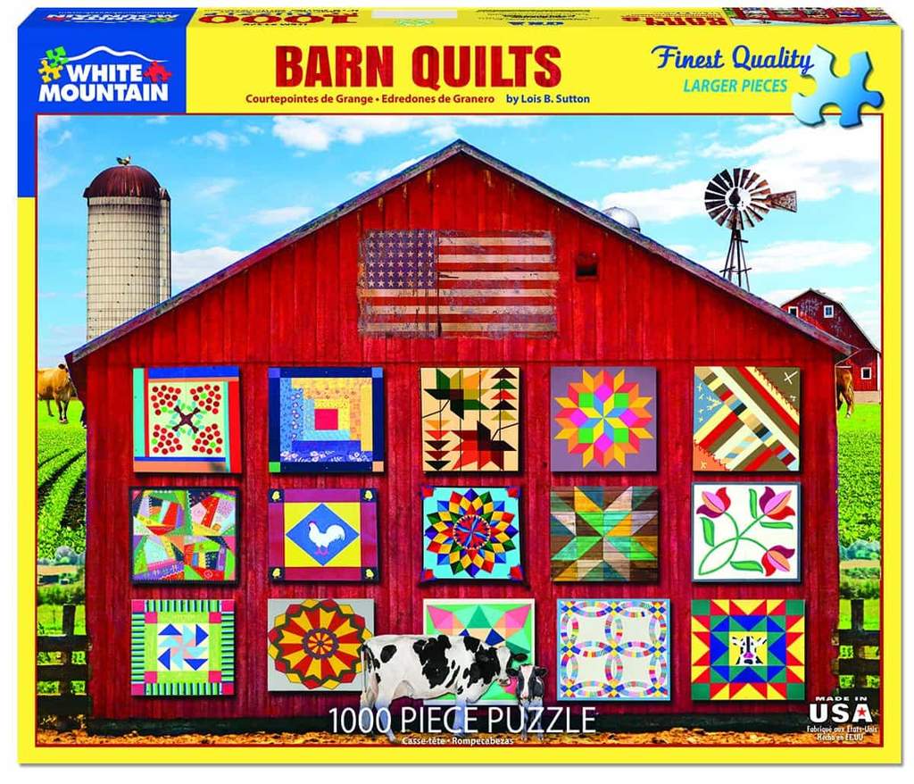 1000pc Barn Quilts Puzzle