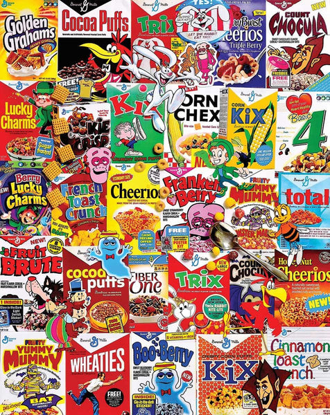 Cereal Boxes 1000pc Puzzle
