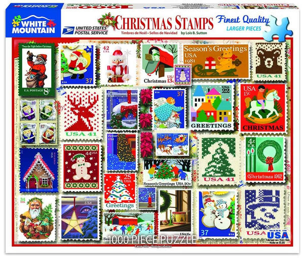 Christmas Stamps 1000pc Puzzle