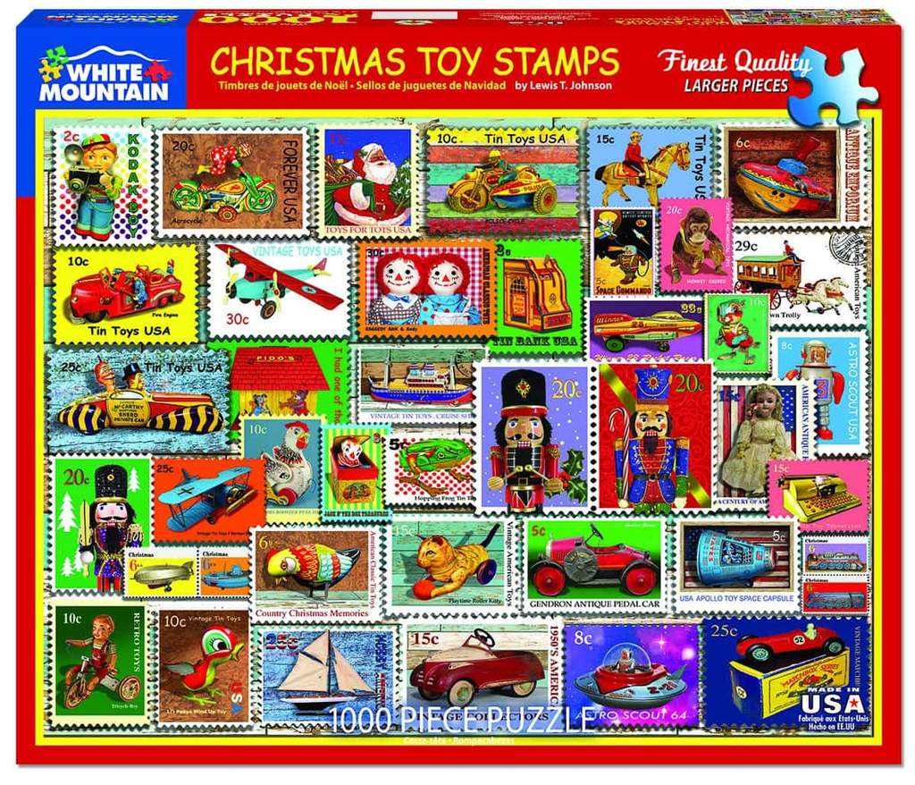 Chirstmas Toy Stamps 1000pc Puzzle