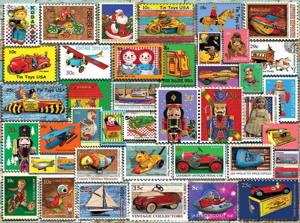 Chirstmas Toy Stamps 1000pc Puzzle