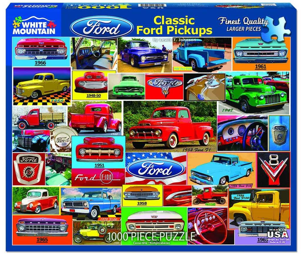 1000pc Classic Ford Pickups Pu