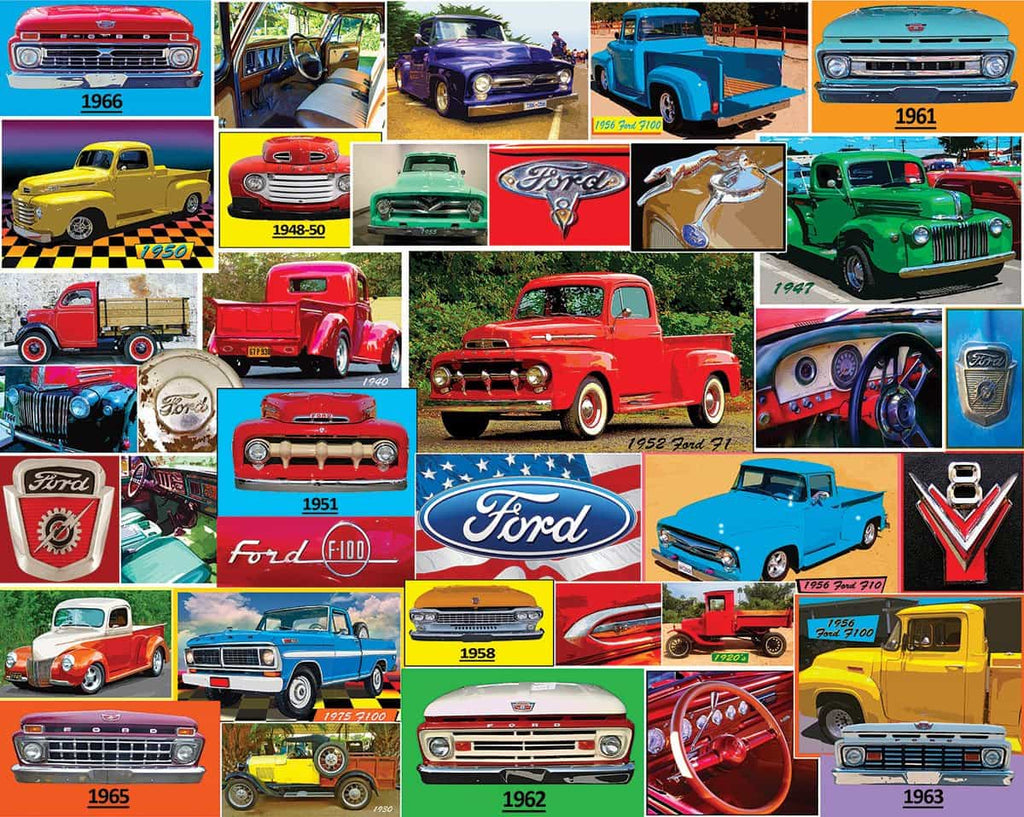 1000pc Classic Ford Pickups Pu