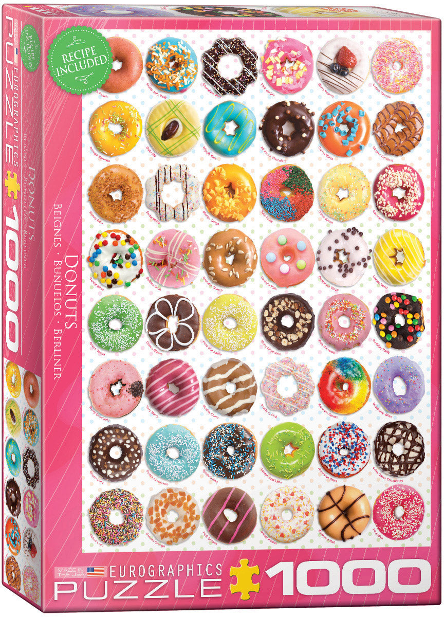 Donuts Tops Sweet Collection 1000pc Puzzle