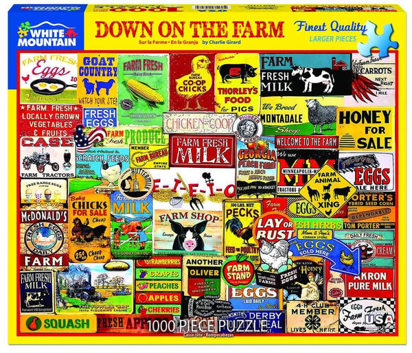 Down on the Farm 1000pc Puzzle