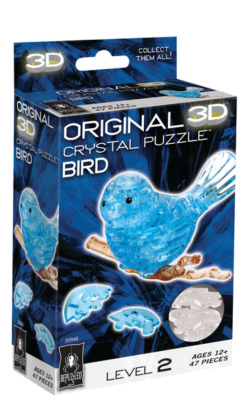 Blue Bird 3D Crystal Puzzle
