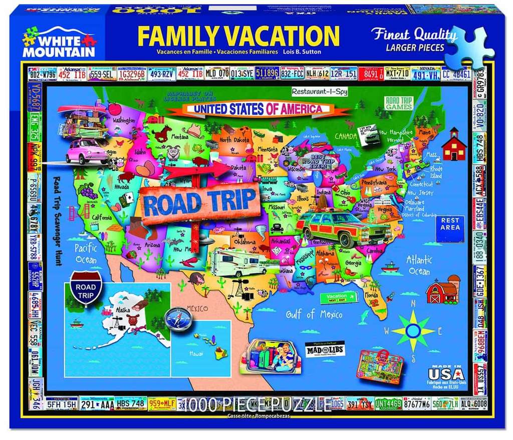 Family Vacation 1000pc Puzzle