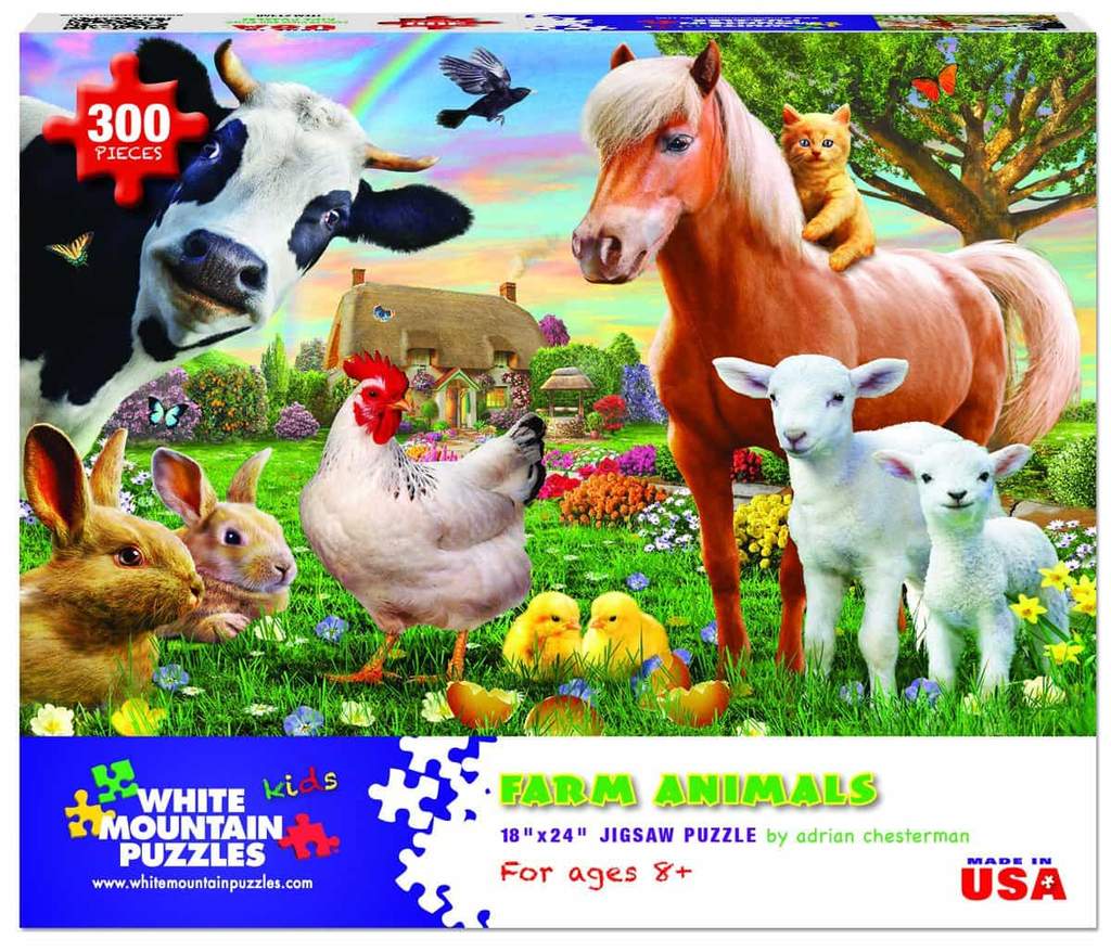 300pc Farm Animals Puzzle