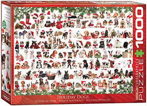 Christmas Puppies 1000pc Puzzle