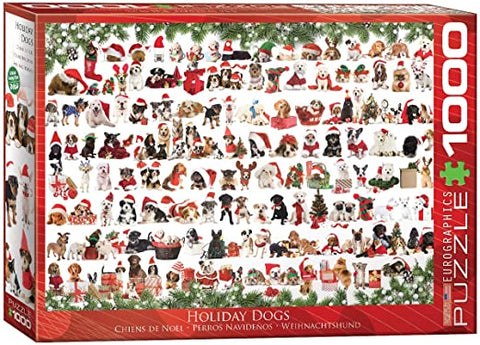 Christmas Puppies 1000pc Puzzle