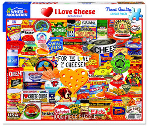 I Love Cheese 1000pc Puzzle