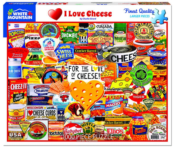I Love Cheese 1000pc Puzzle