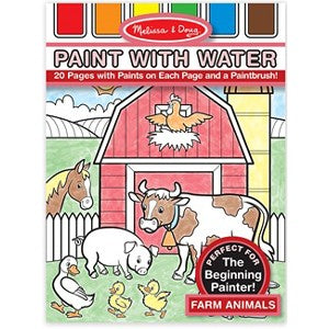 Farm Animals Paints With Water Pad
