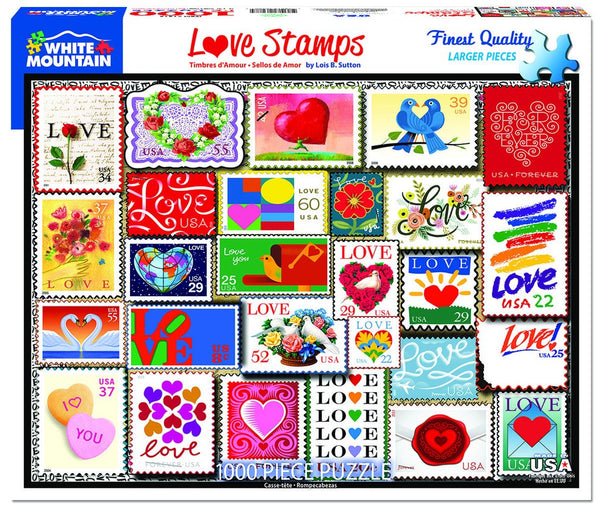 Love Stamps 1000pc Puzzle