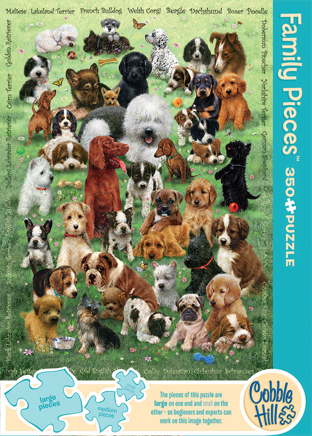 Puppy Love 350pc Family Puzzle