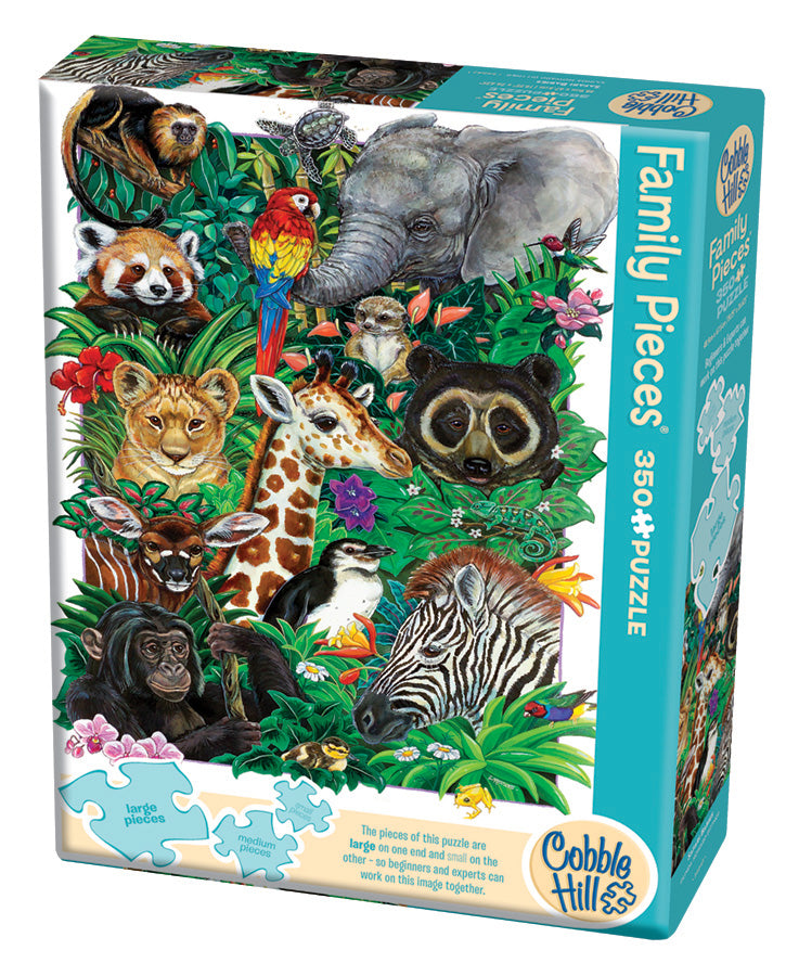 Safari Babies 350pc Family Puzzle