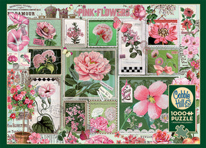 Pink Flowers 1000pc Puzzle