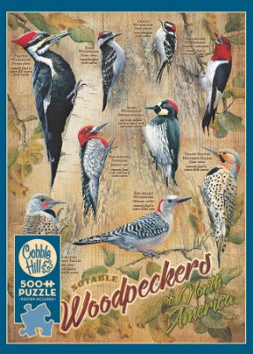 Noteable Woodpeckers 500pc Puzzle