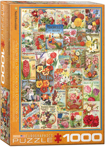 Flower Seed Catalog Collection 1000pc Puzzle