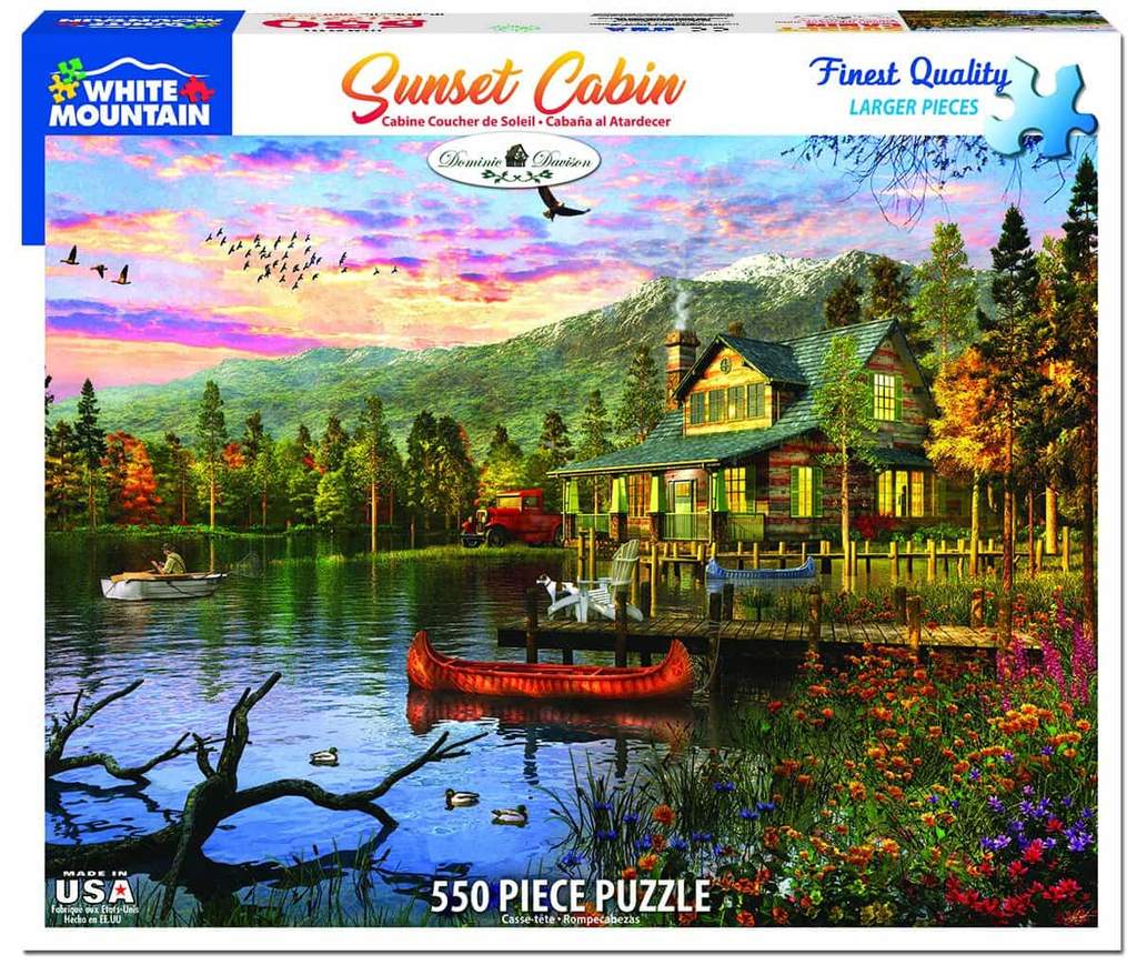550pc Sunset Cabin Puzzle