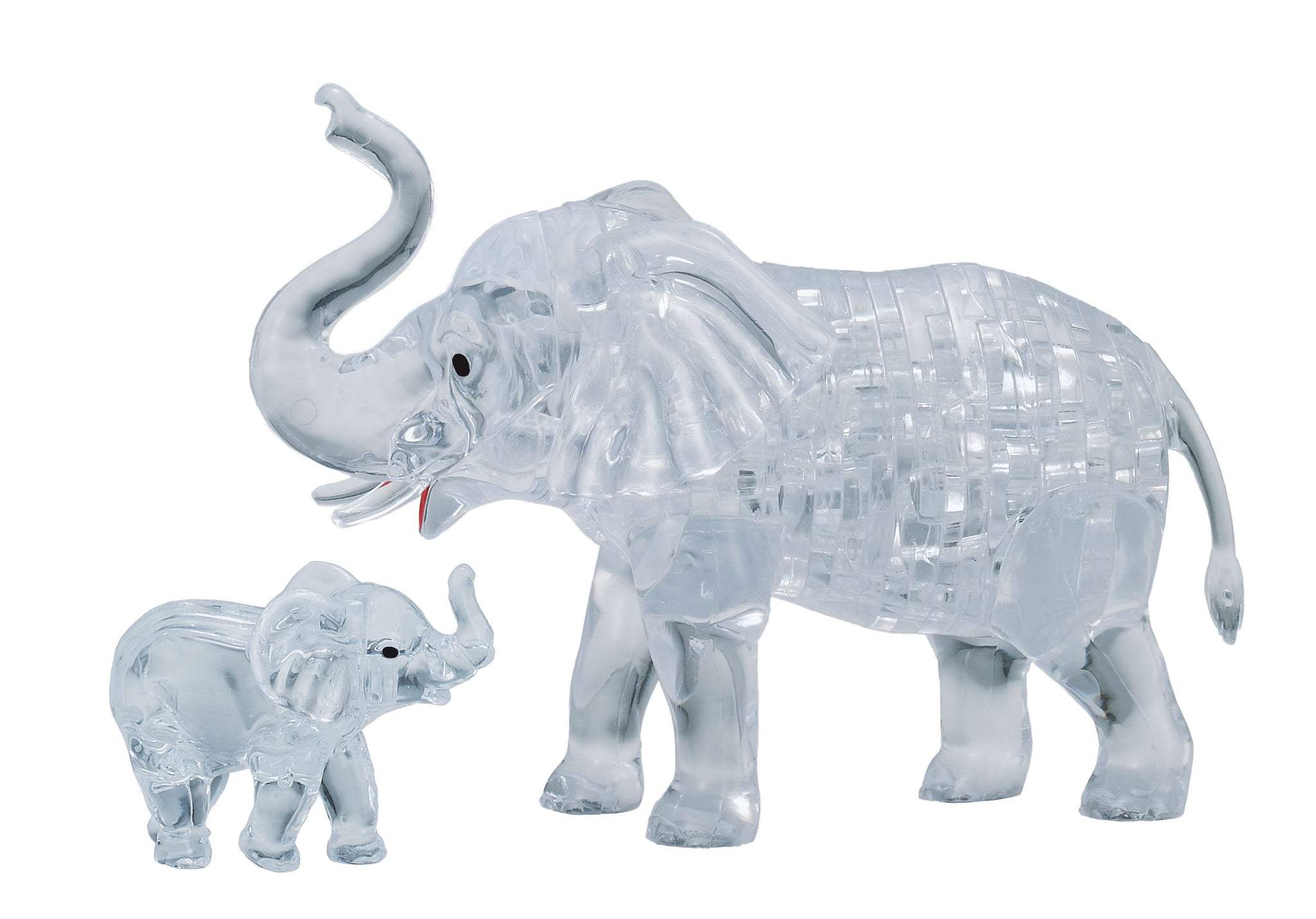 Elephant with Baby 3D Crystal Puzzle