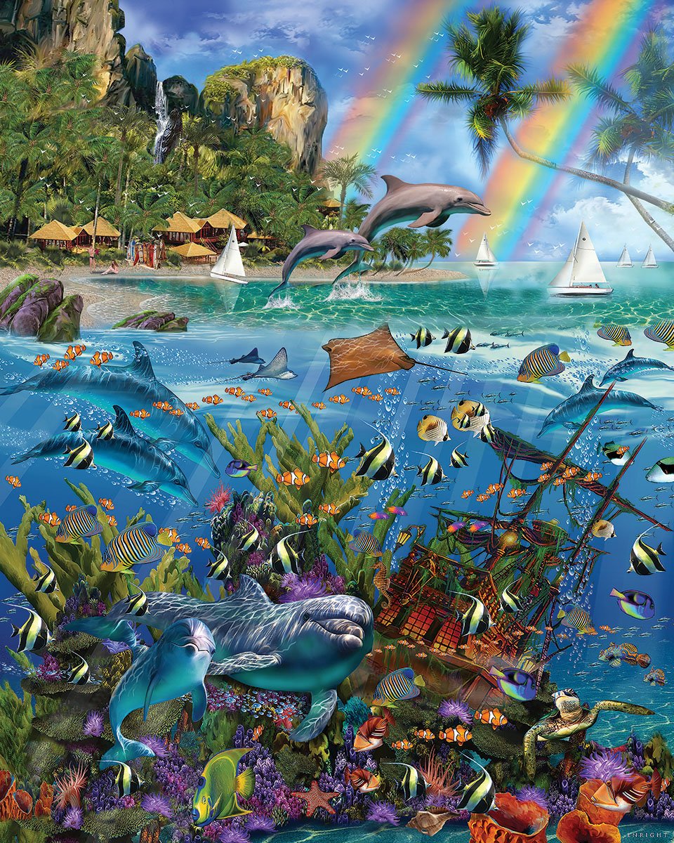 1000pc Tropical Treasures Puzz