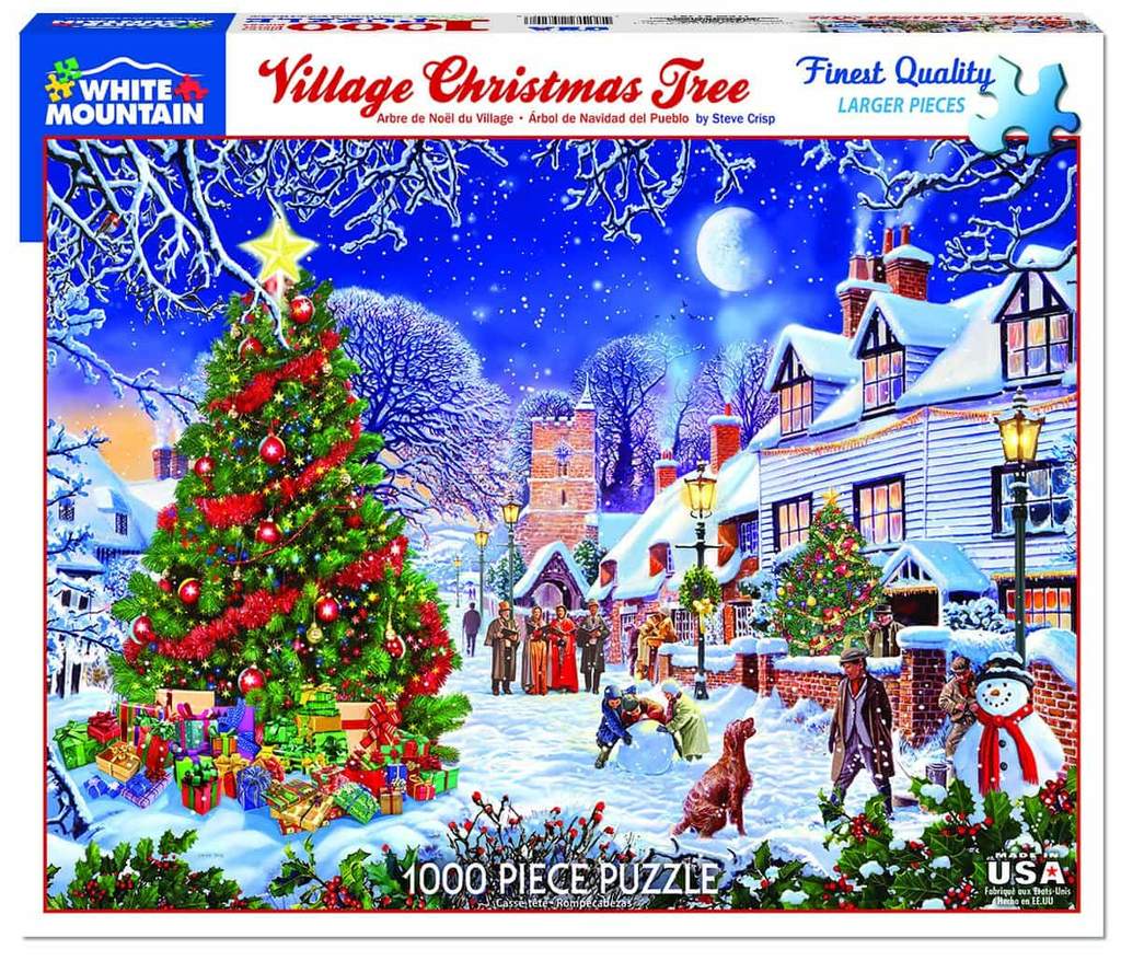1000pc Village Christmas Tree