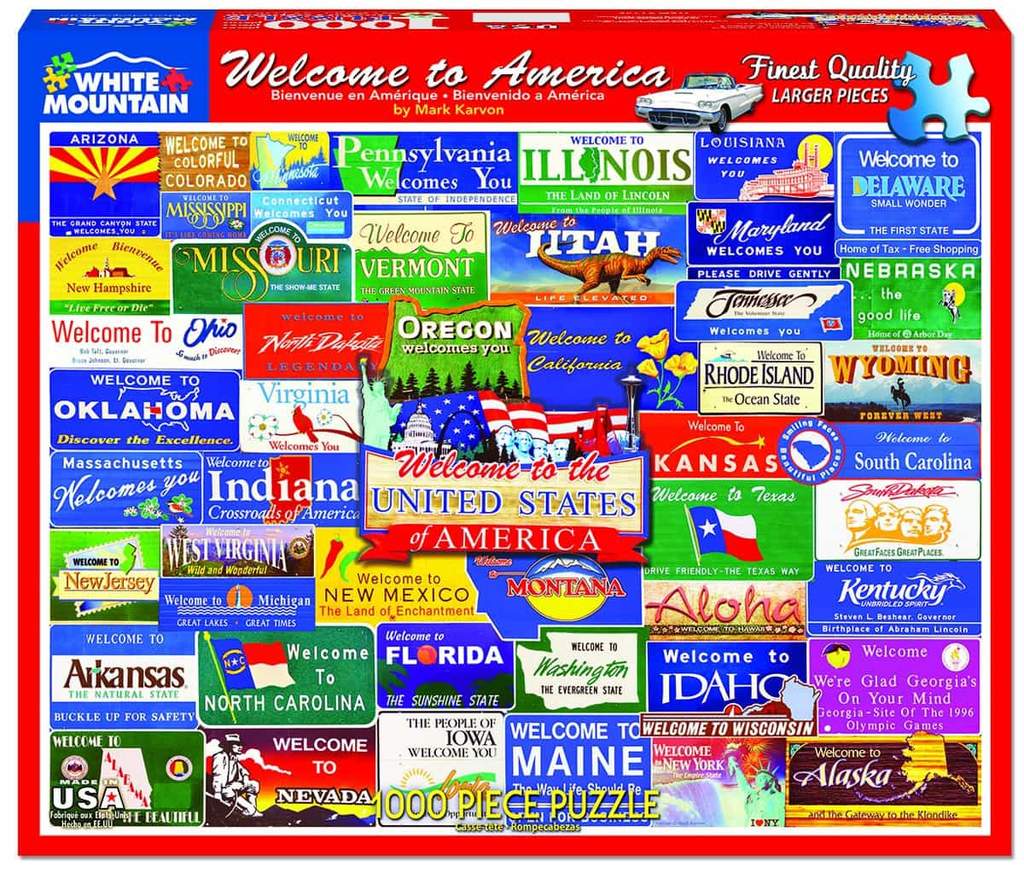 Welcome to America 1000pc Puzzle
